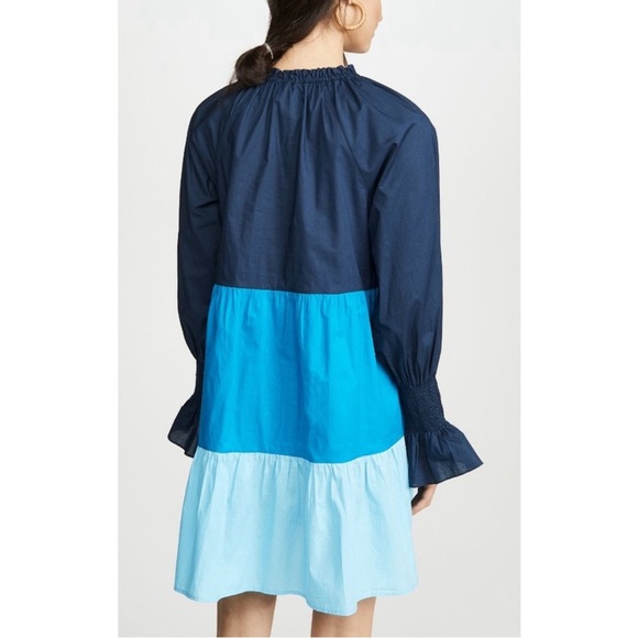 Figue Bella Short Dress Blue Color‎ Block - Picture 2 of 12